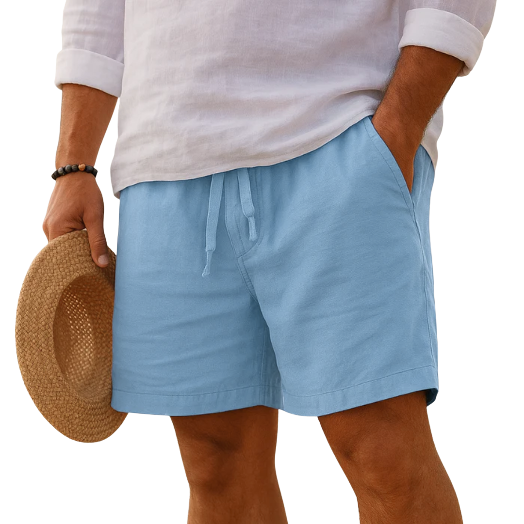 Savrani™ | Pantaloni corti eleganti in lino con vita elastica