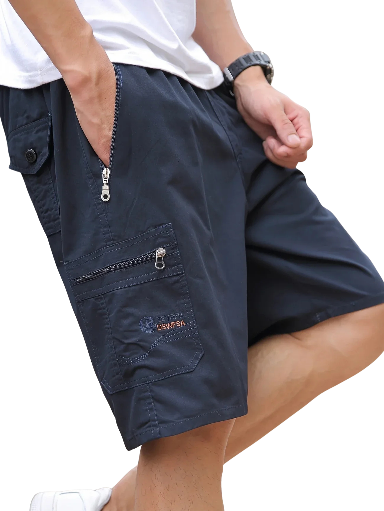 Savrani™ | Pantaloni cargo corti leggeri con tasche