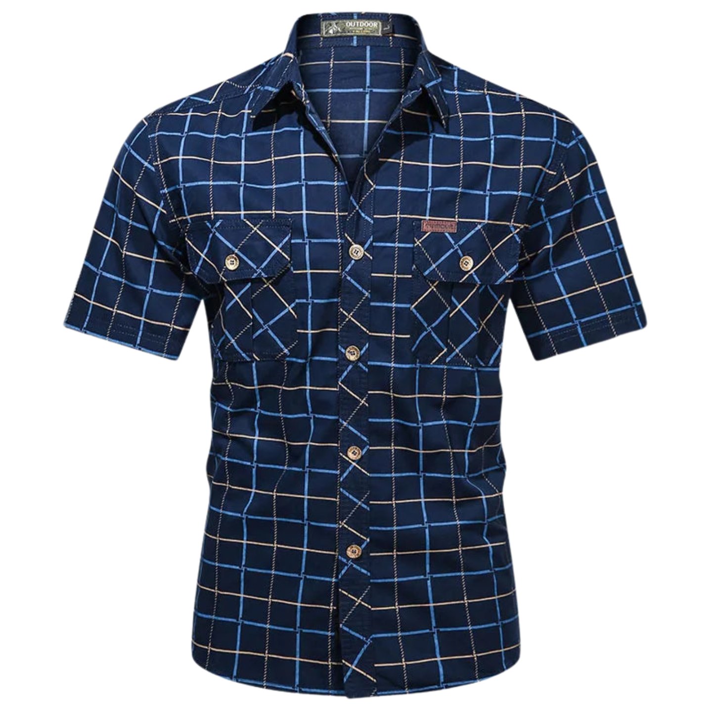 Savrani™ | Camicia elegante a maniche corte a quadri