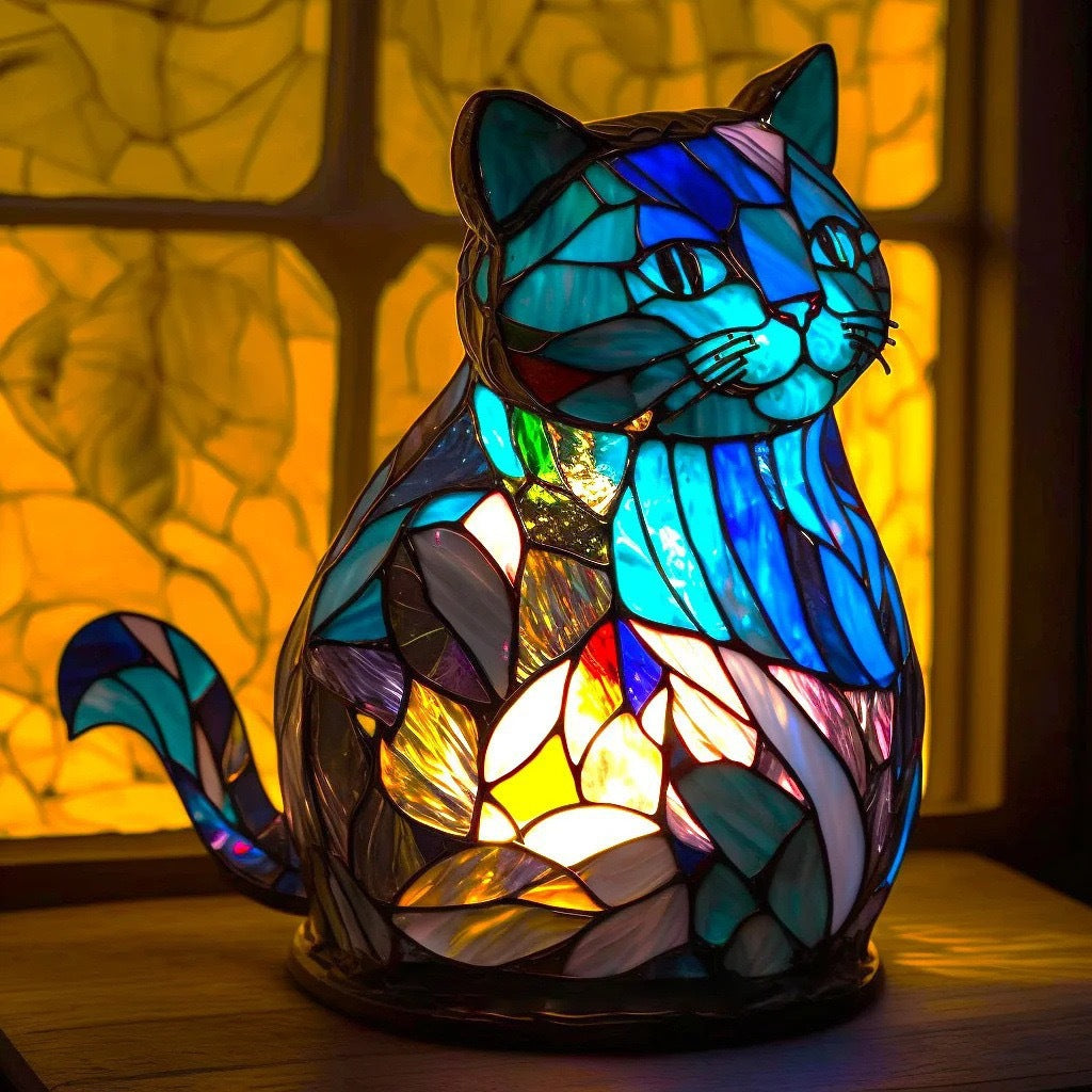 Nala | Lampada Magisk per gatti in vetro colorato