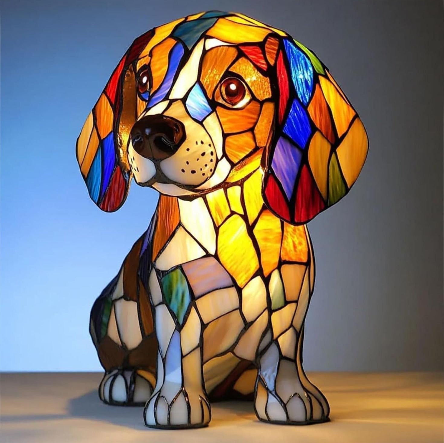 Coco | Lampada per cani Magisk in vetro colorato