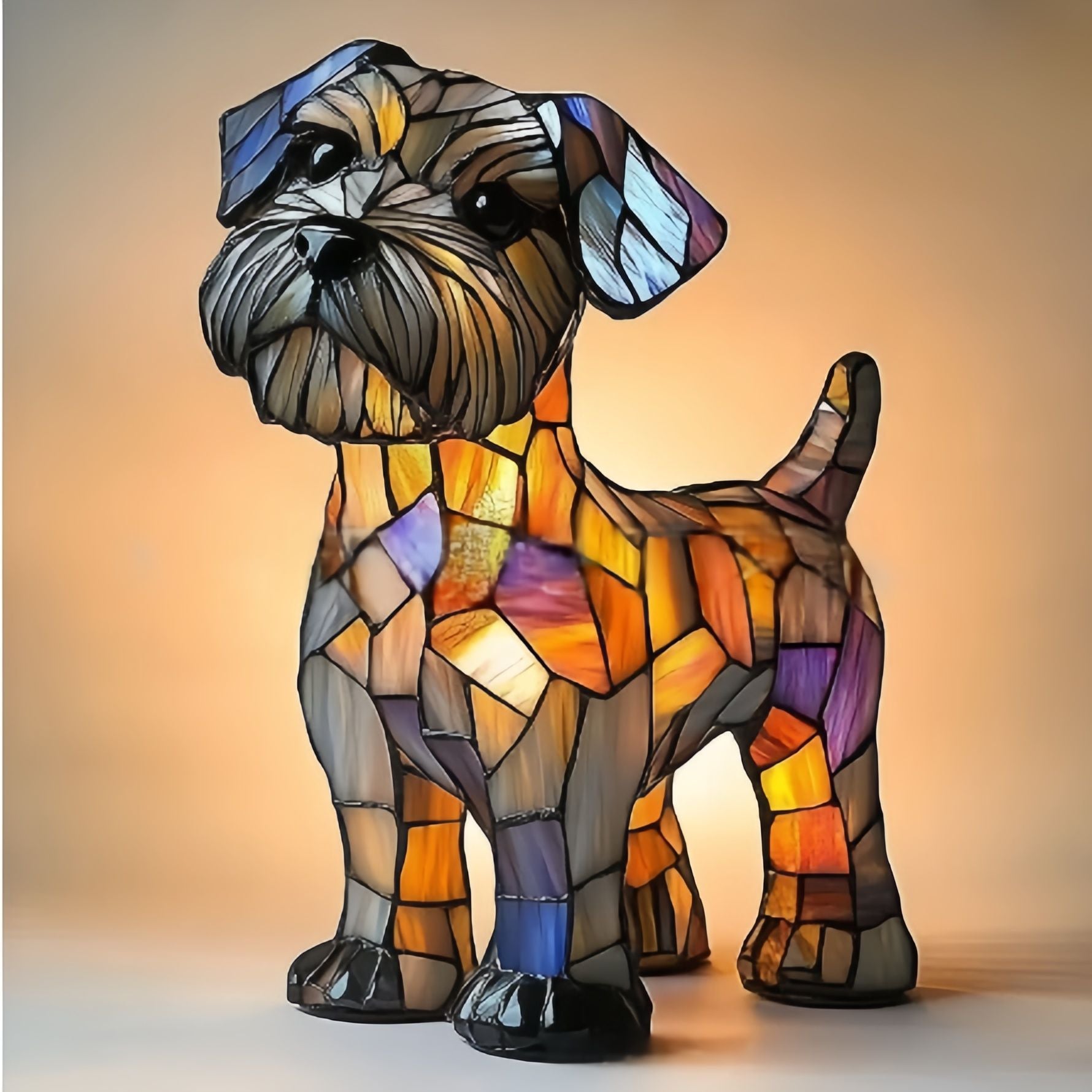 Rocky | Lampada per cane Magisk in vetro colorato