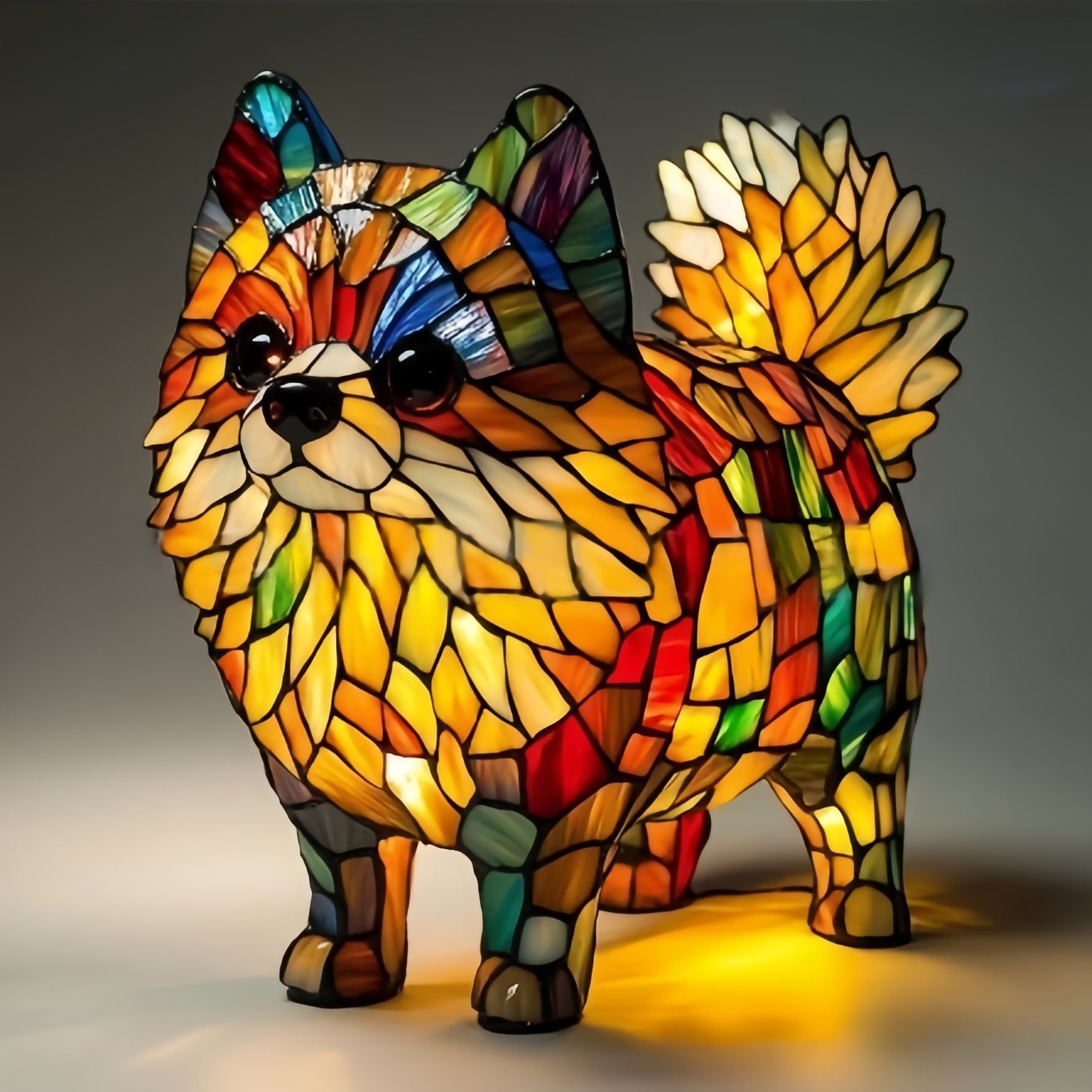 Fifi | Lampada per cane Magisk in vetro colorato