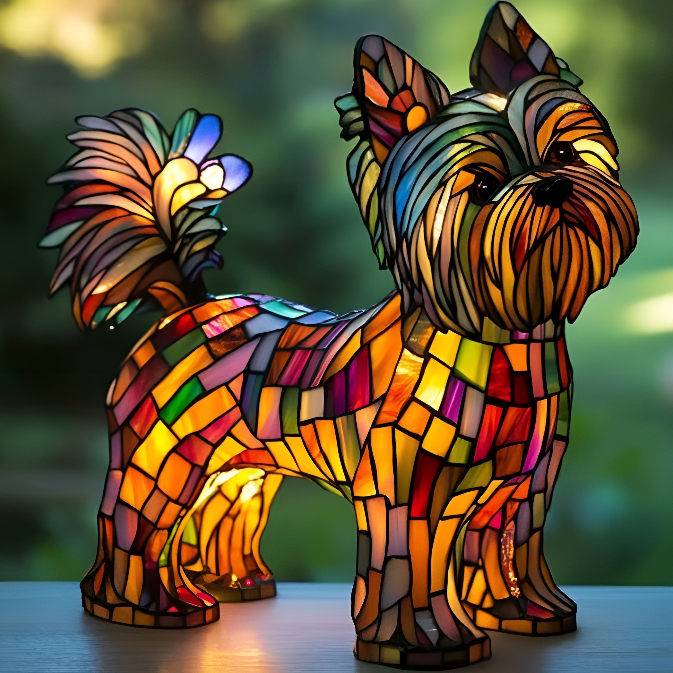 Lili   | Lampada per cani Magisk in vetro colorato