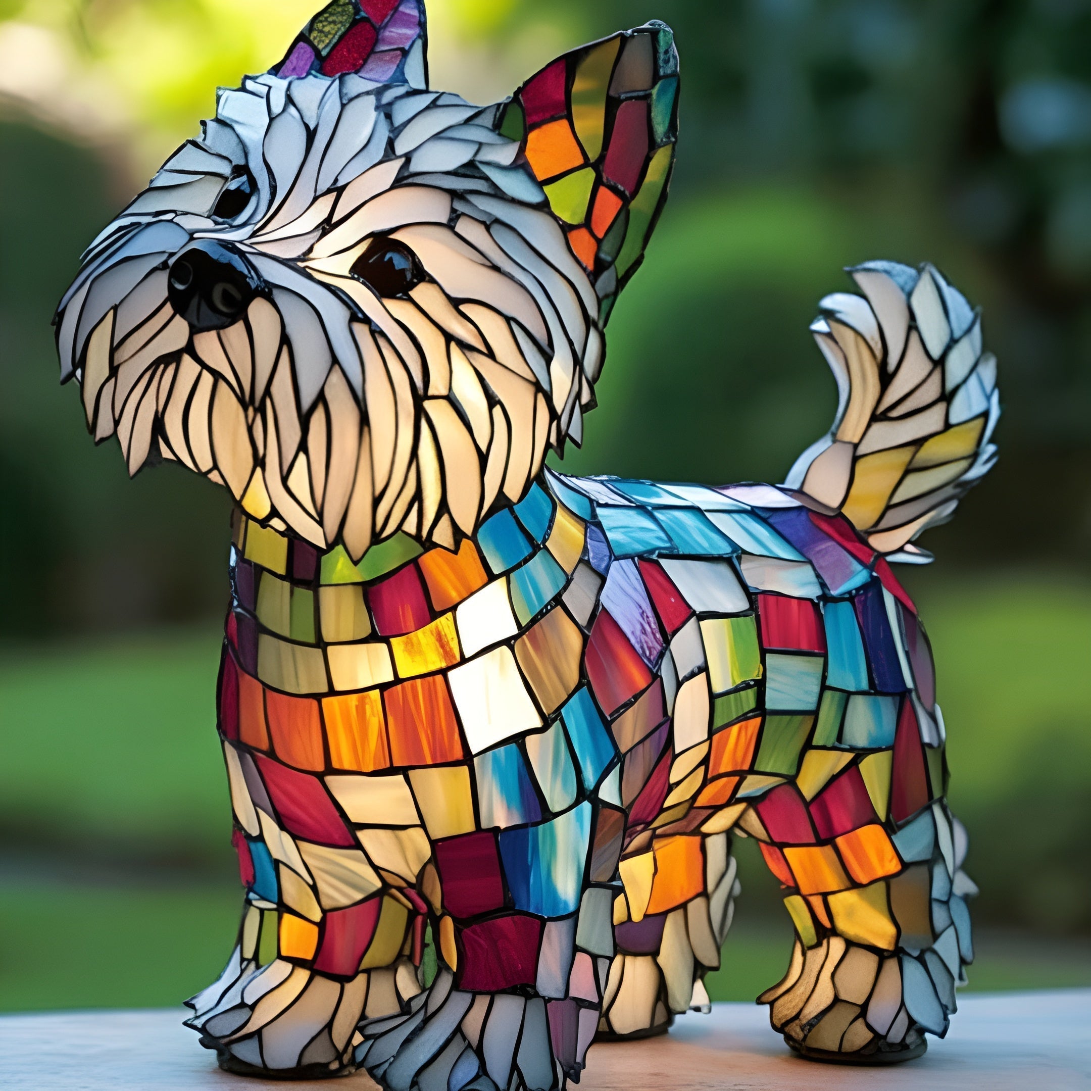 Max | Lampada per cane Magisk in vetro colorato