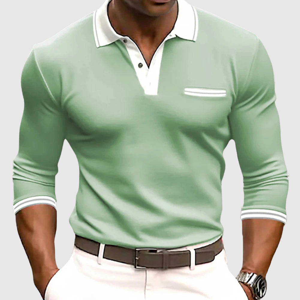 Savrani™ | Camicia con dettagli eleganti a contrasto