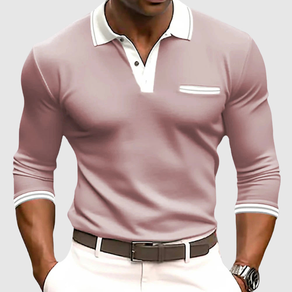 Savrani™ | Camicia con dettagli eleganti a contrasto