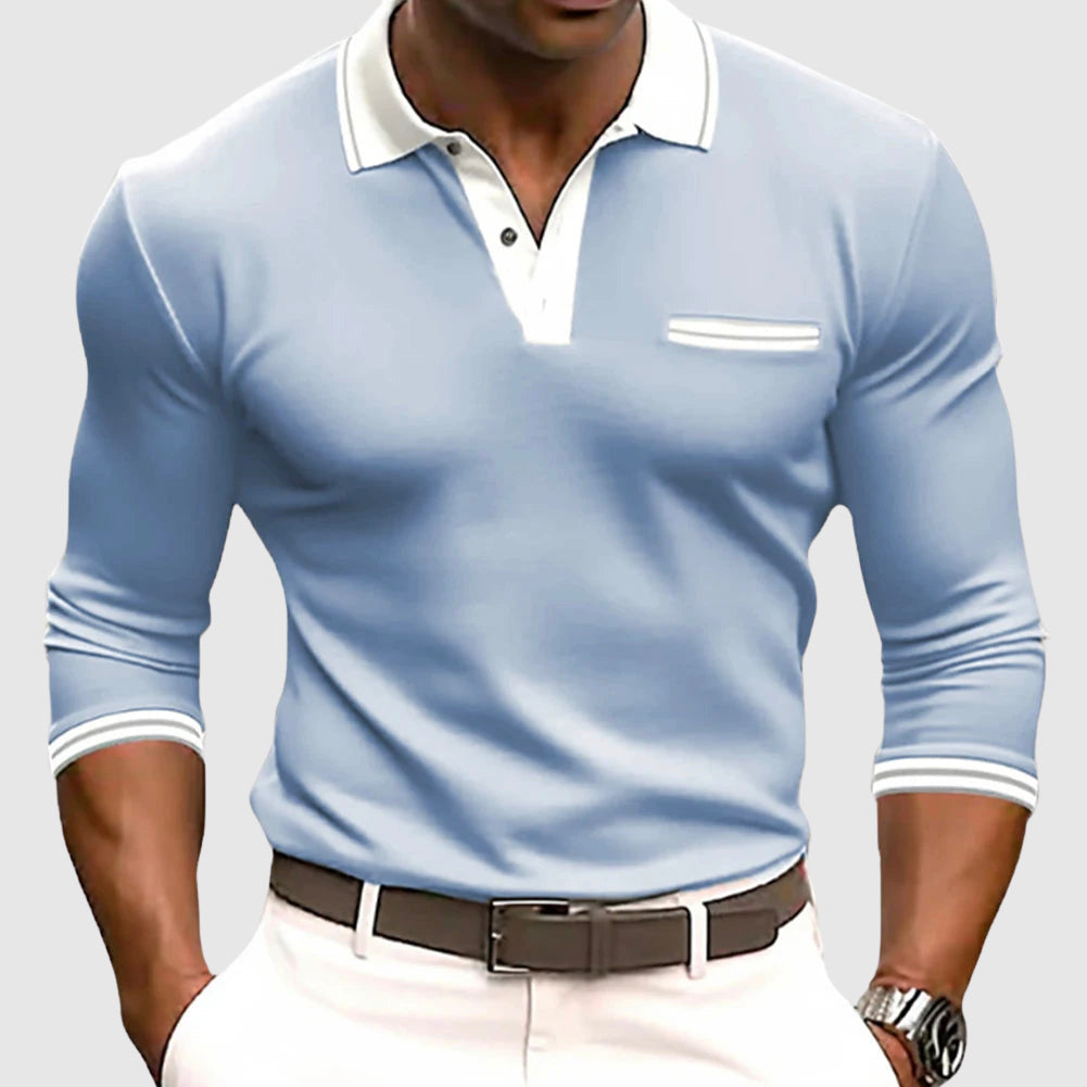 Savrani™ | Camicia con dettagli eleganti a contrasto