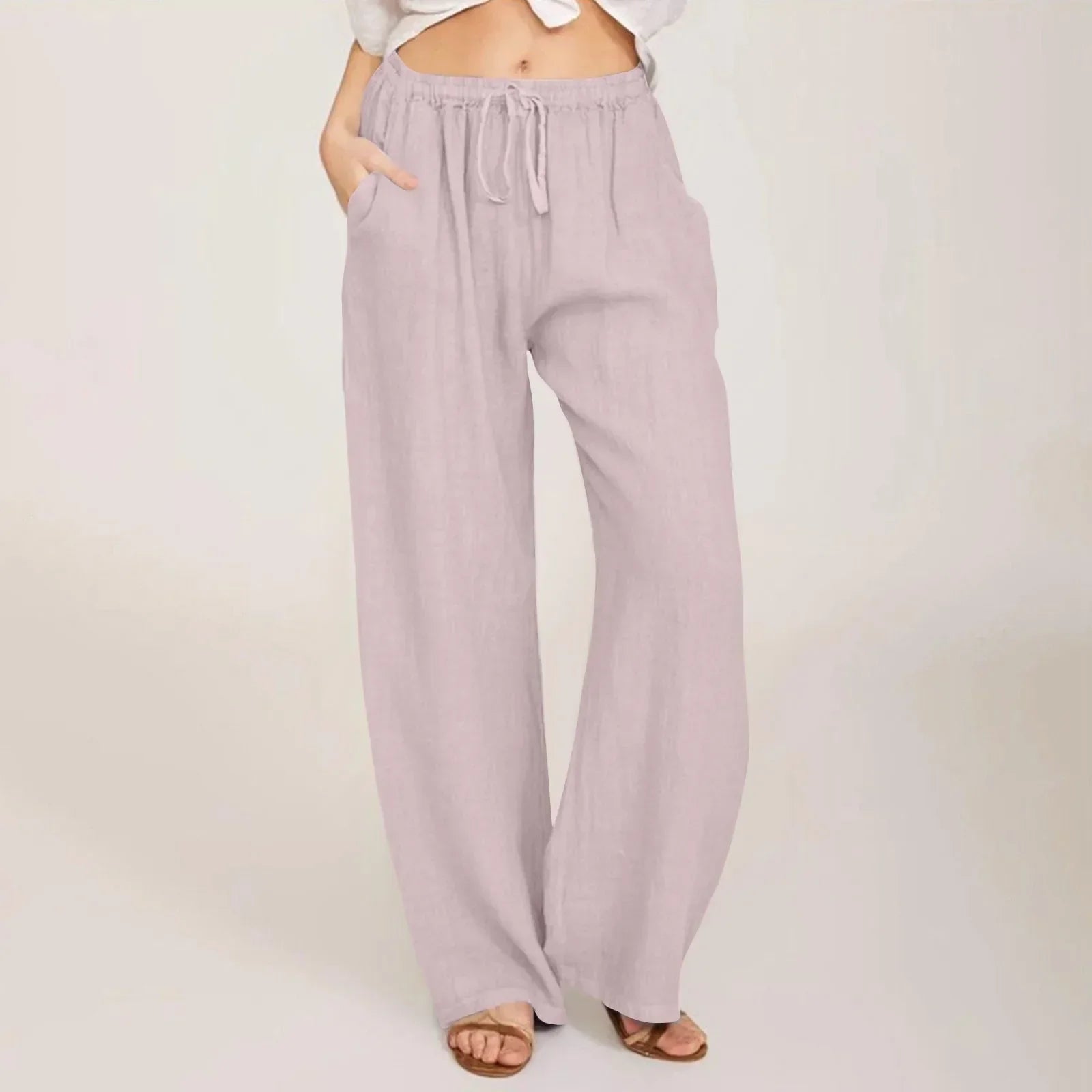 Savrani™ | Pantaloni comfort a gamba larga.