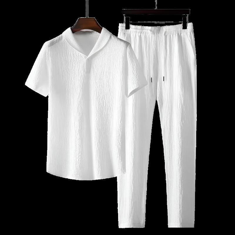 Savrani™ | Polo e pantaloni in cotone.