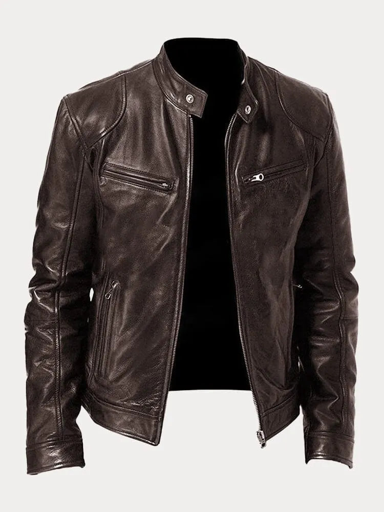 Savrani™ | Giacca casual in pelle
