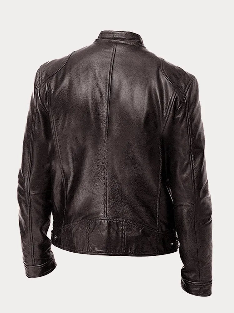 Savrani™ | Giacca casual in pelle