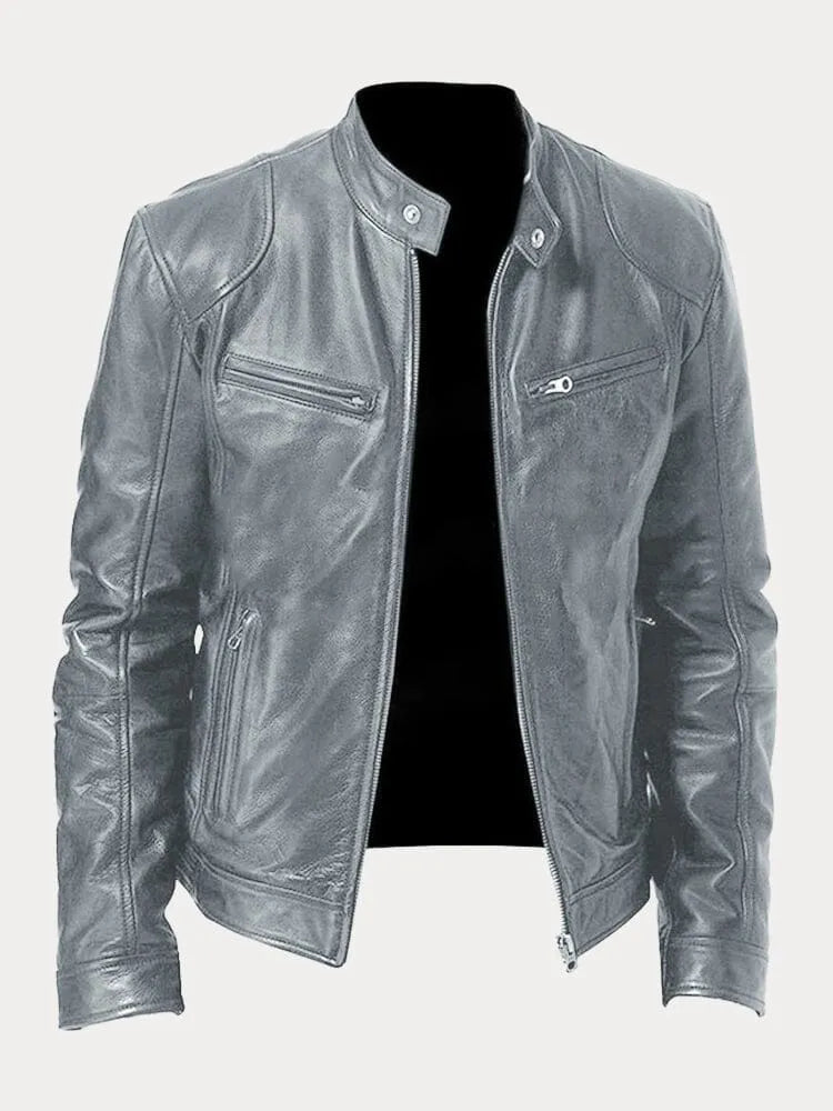 Savrani™ | Giacca casual in pelle