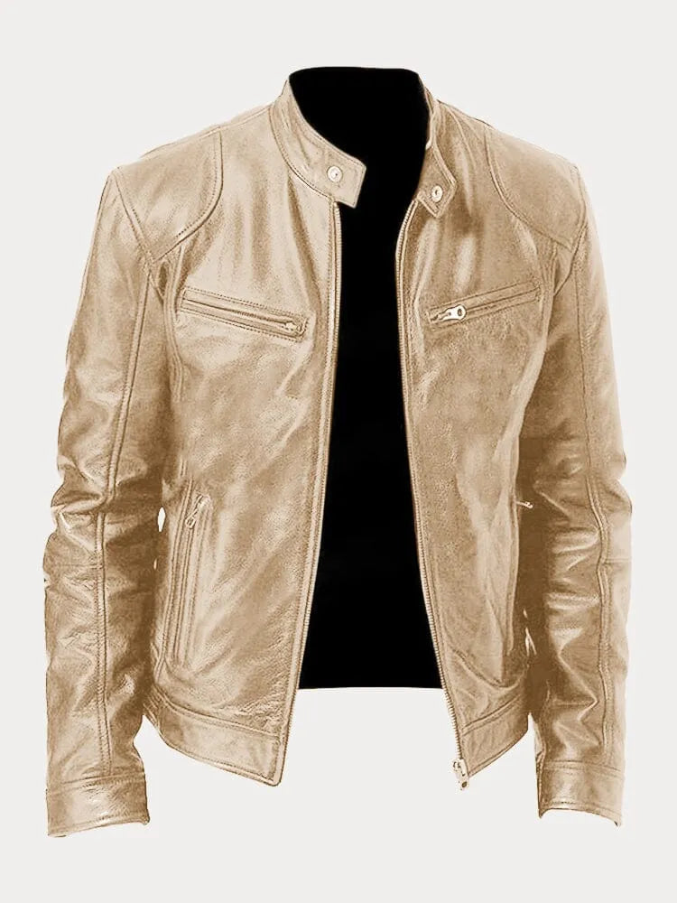 Savrani™ | Giacca casual in pelle