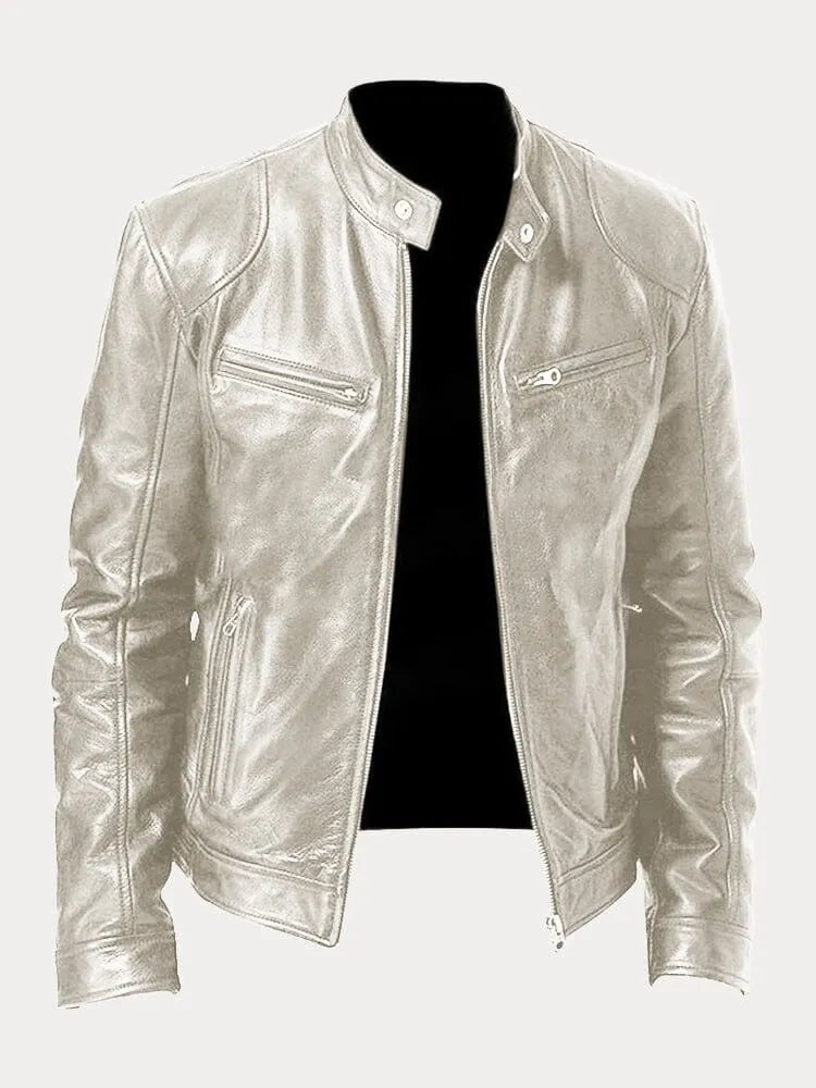 Savrani™ | Giacca casual in pelle