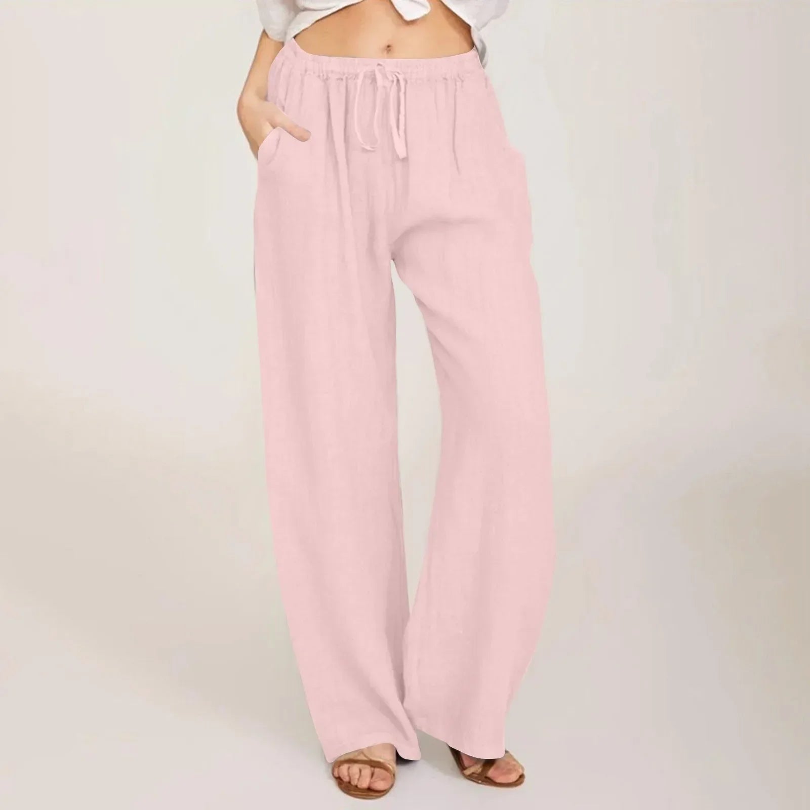Savrani™ | Pantaloni comfort a gamba larga.
