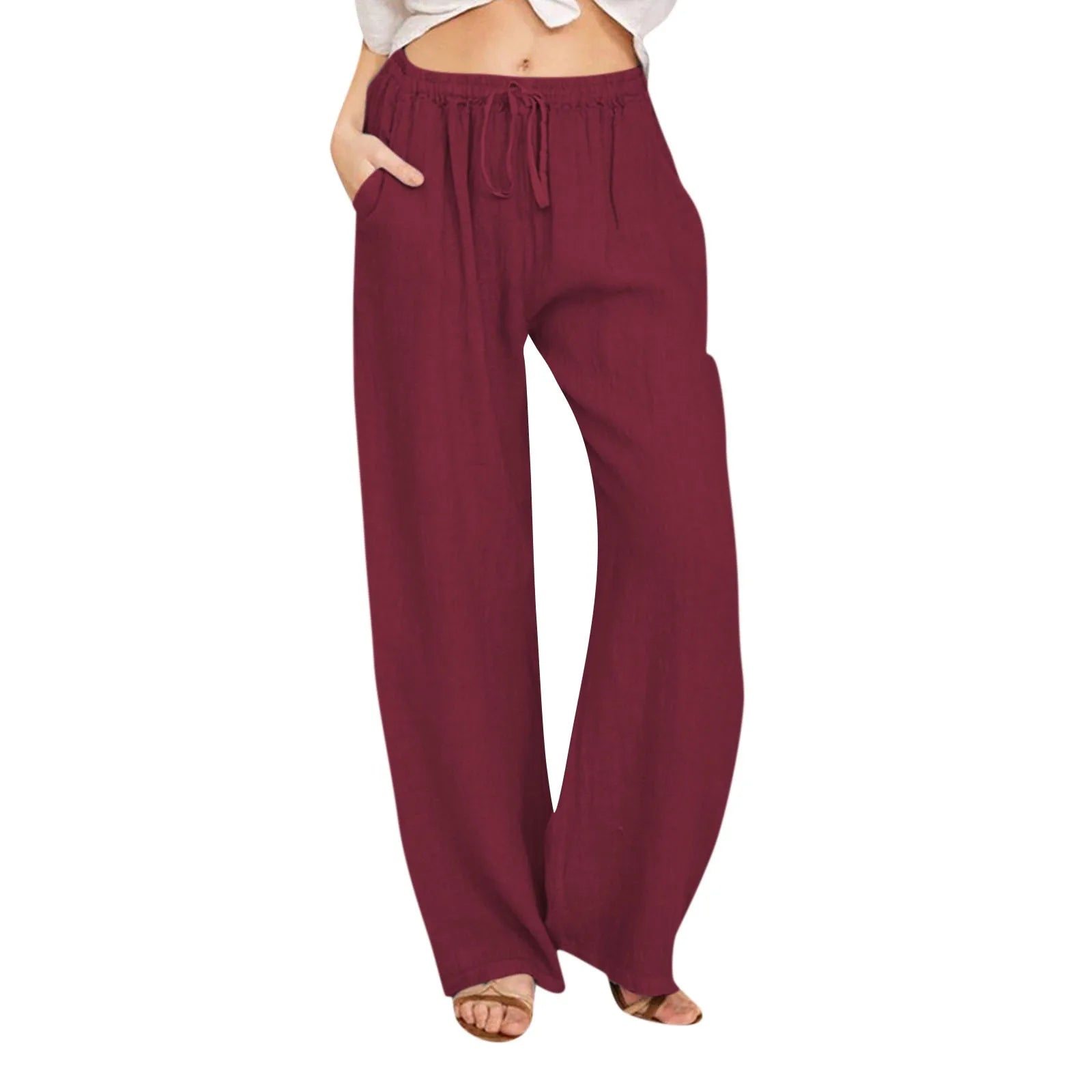 Savrani™ | Pantaloni comfort a gamba larga.