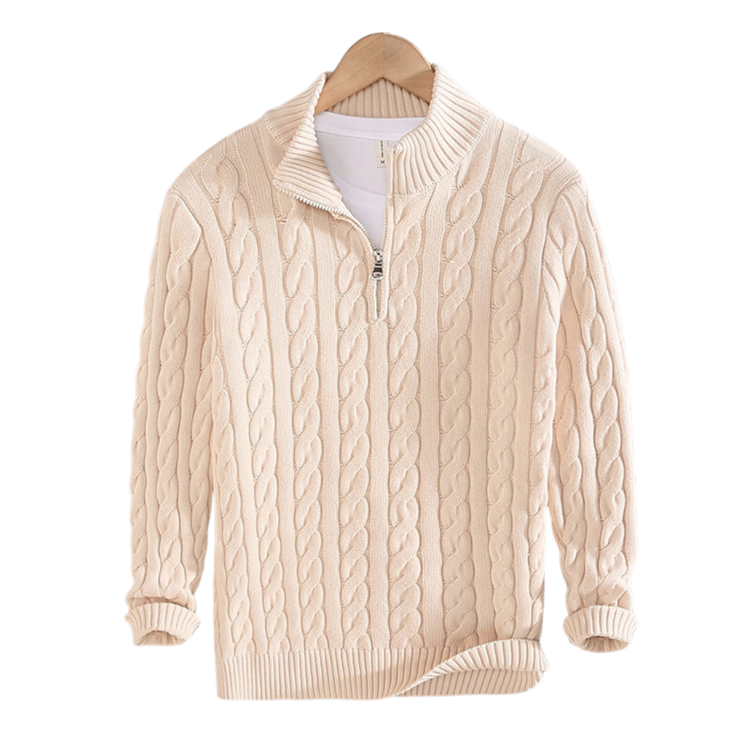 Savrani™ | Pullover con mezza zip