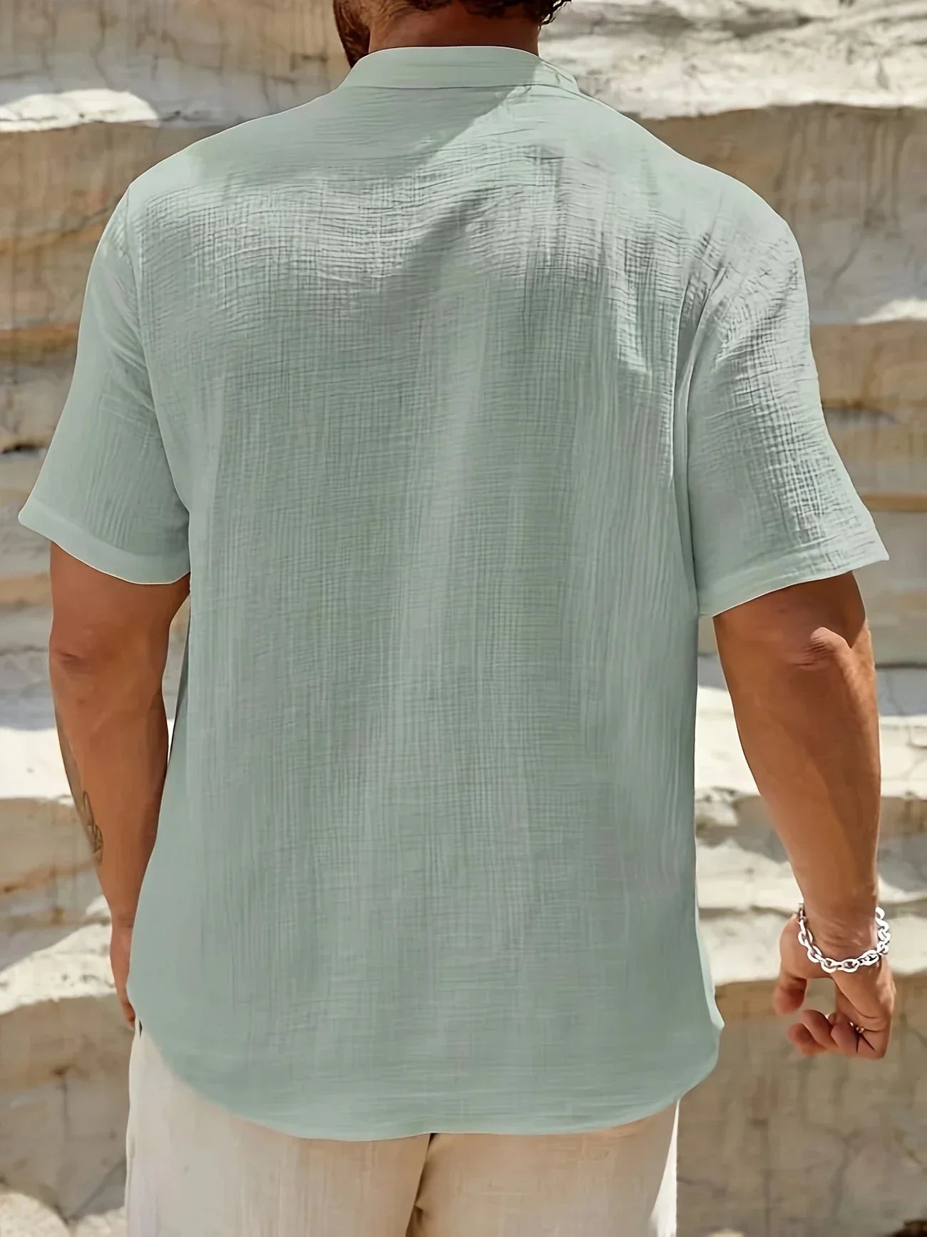 Savrani™ | Camicia estiva elegante con collo alto