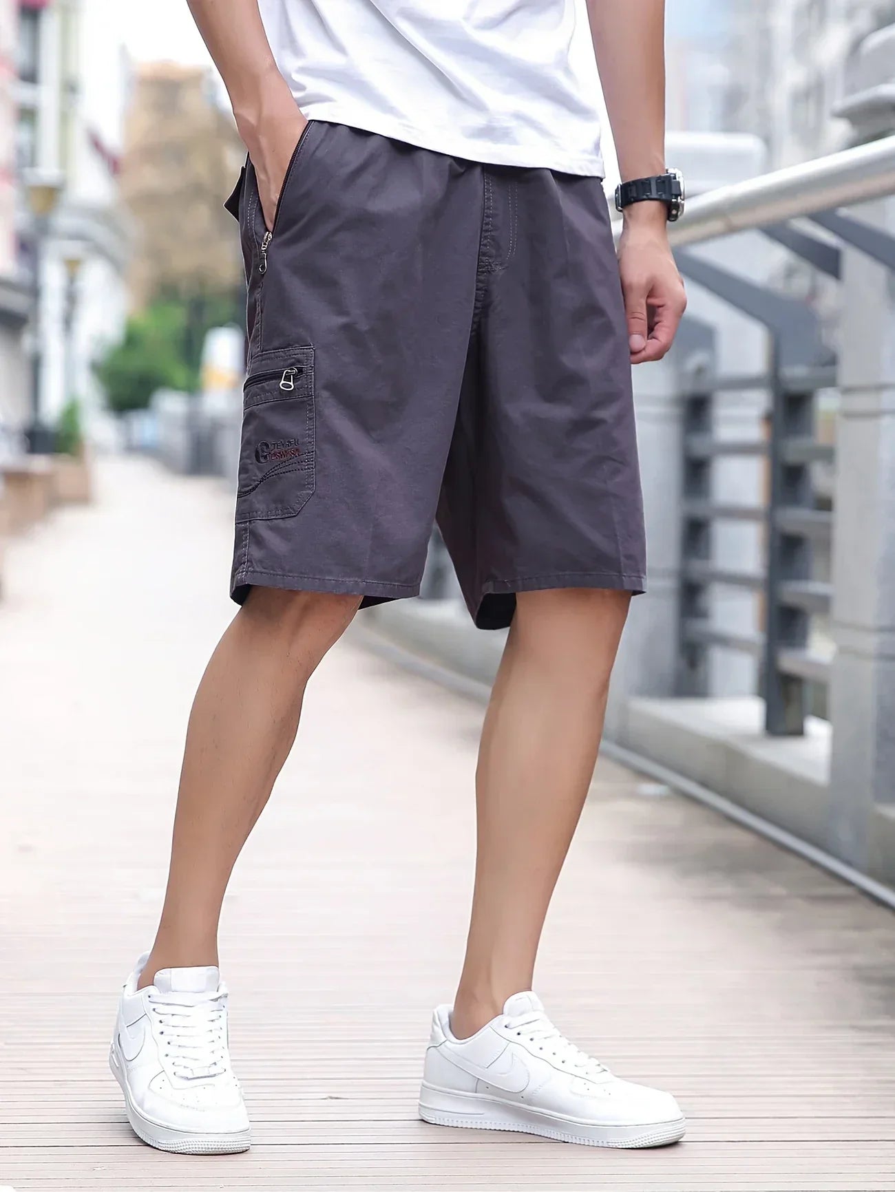 Savrani™ | Pantaloni cargo corti leggeri con tasche