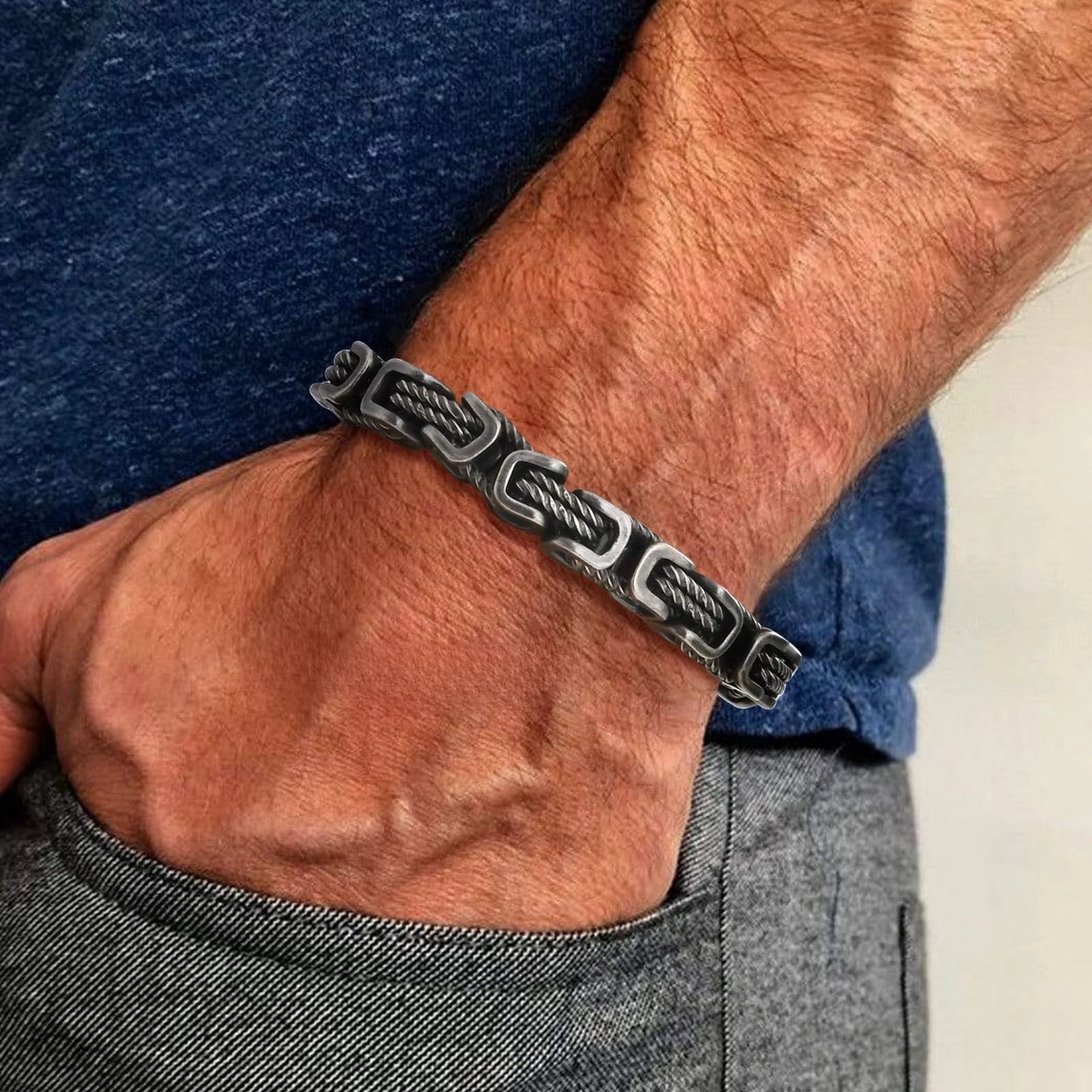 Savrani™ | Bracciale a catena forgiato