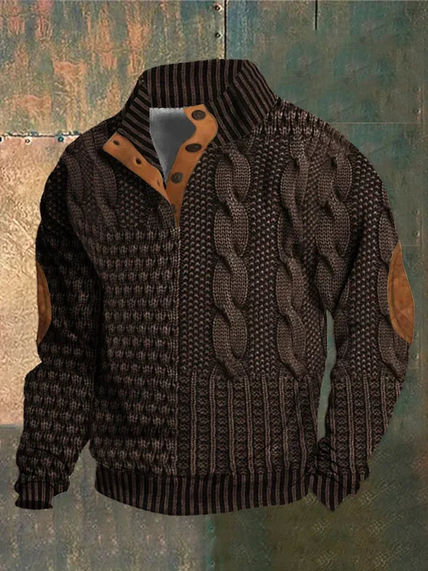 Savrani™ | Maglione a maglia con motivo