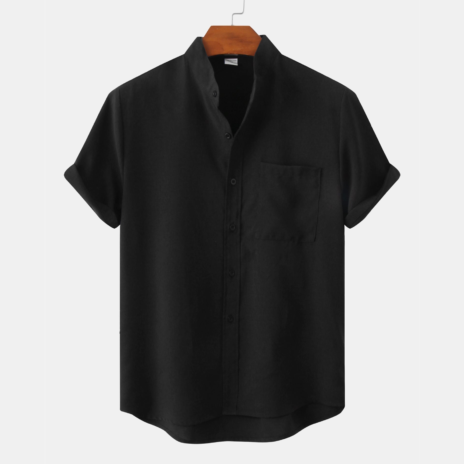 Savrani™ | Camicia in cotone unita con bottoni.