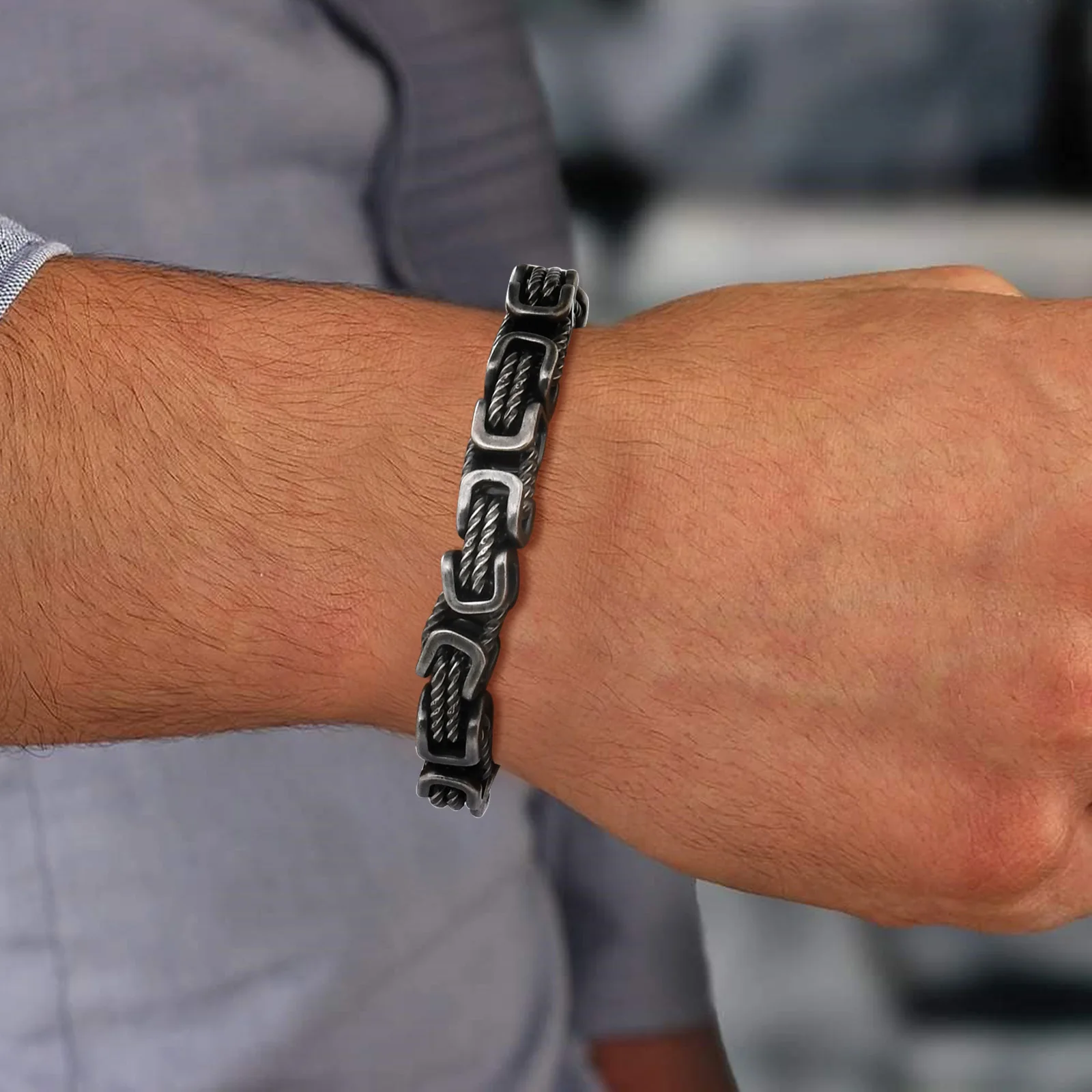 Savrani™ | Bracciale a catena forgiato