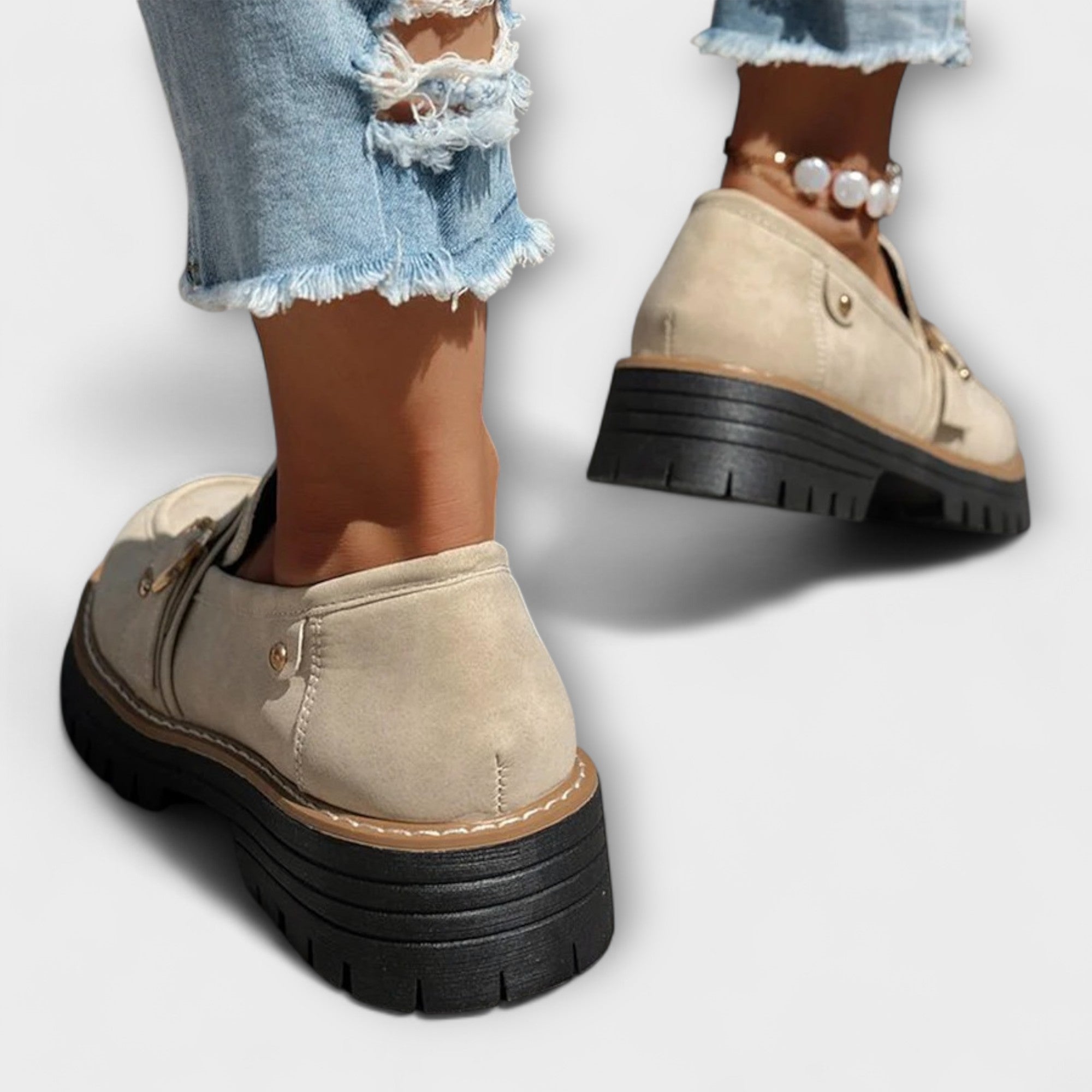 Savrani™ | Mocassini casual con punta arrotondata