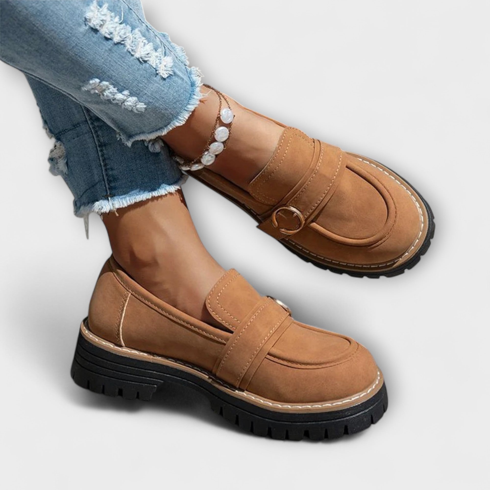 Savrani™ | Mocassini casual con punta arrotondata