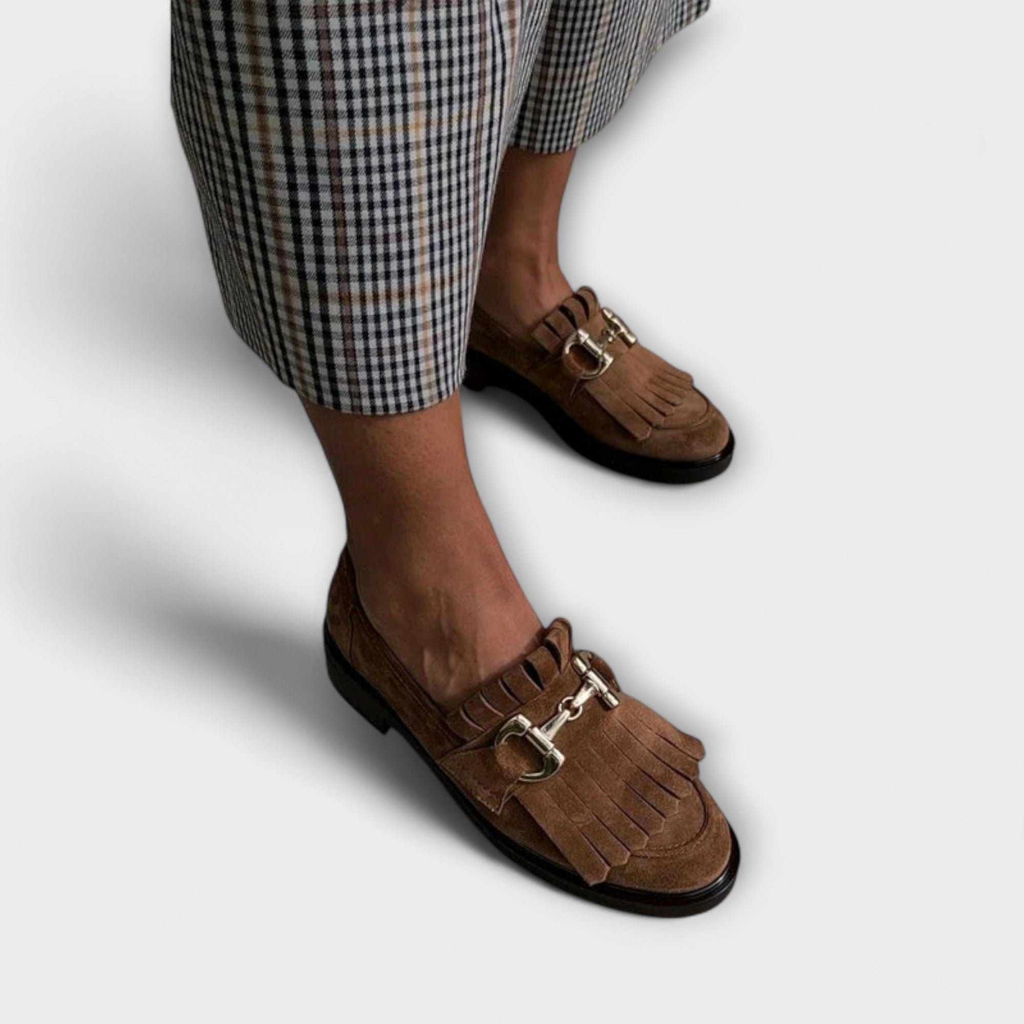 Savrani™ | Mocassino Bruine con punta arrotondata