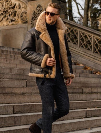 Savrani™ | Giacca calda in pelle