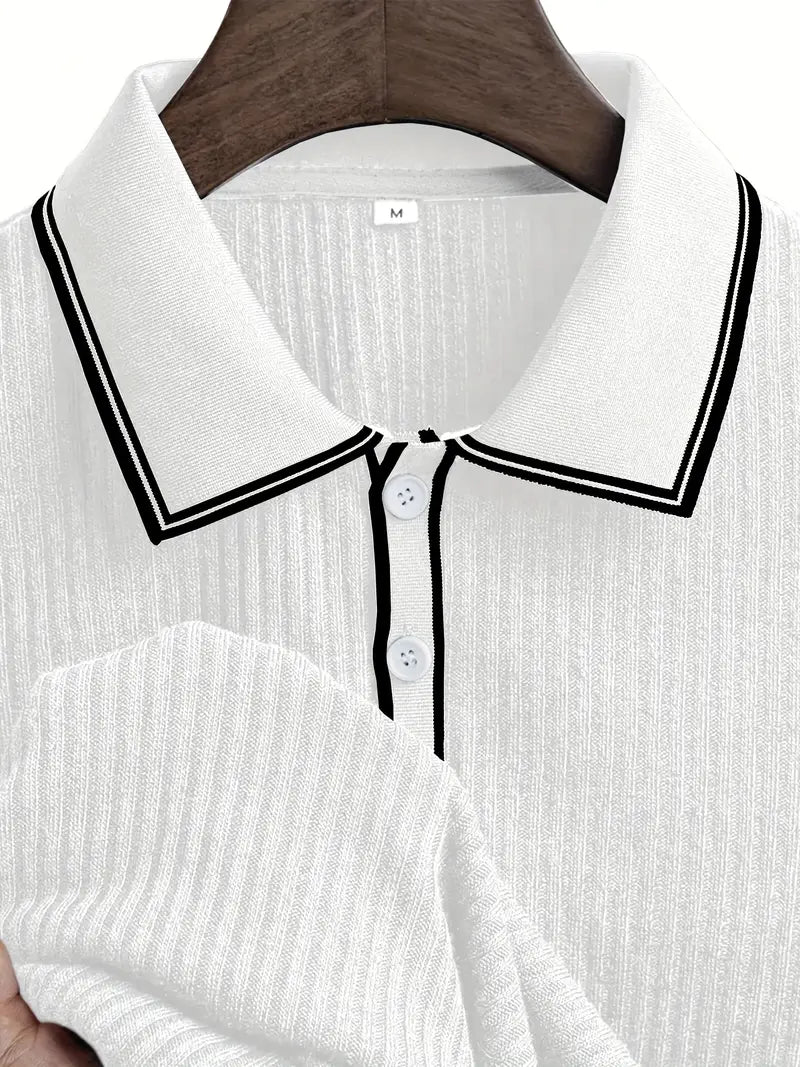Savrani™ | Polo elegante a maniche corte