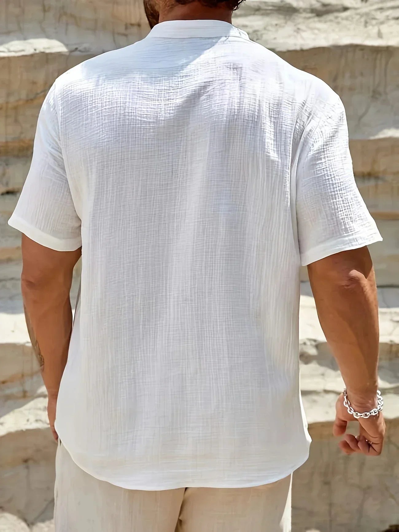 Savrani™ | Camicia estiva elegante con collo alto