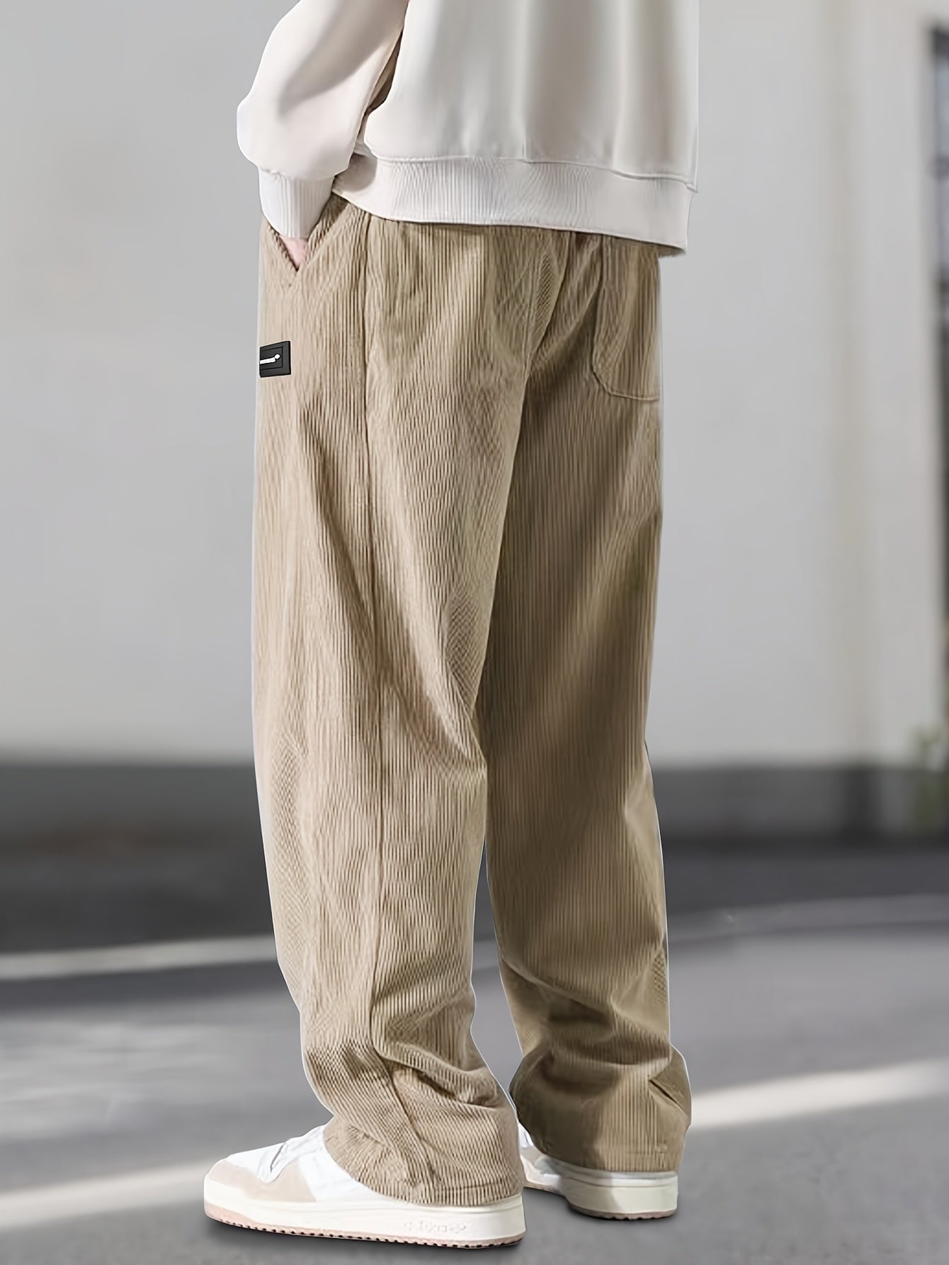 Savrani™ | Pantaloni dritti con coulisse in vita