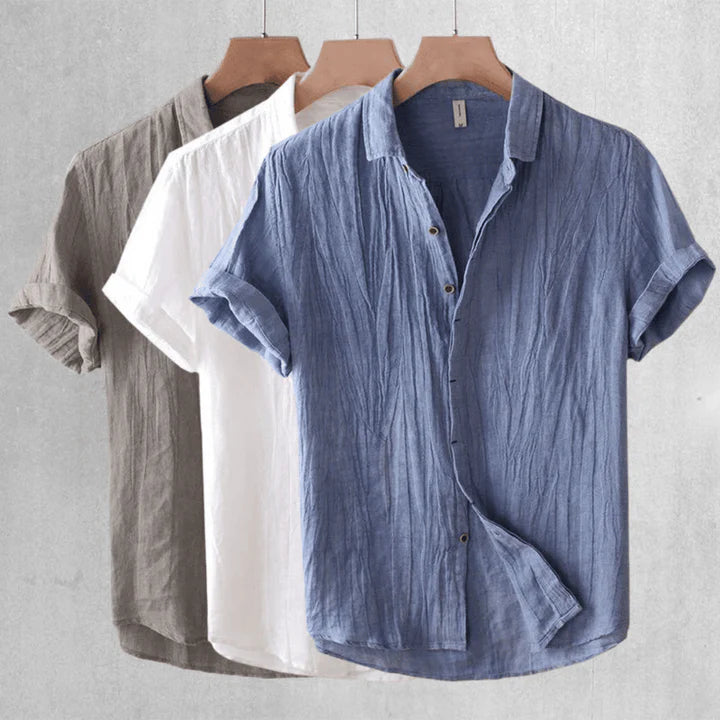 Savrani™ | Camicia elegante a maniche corte con bottoni
