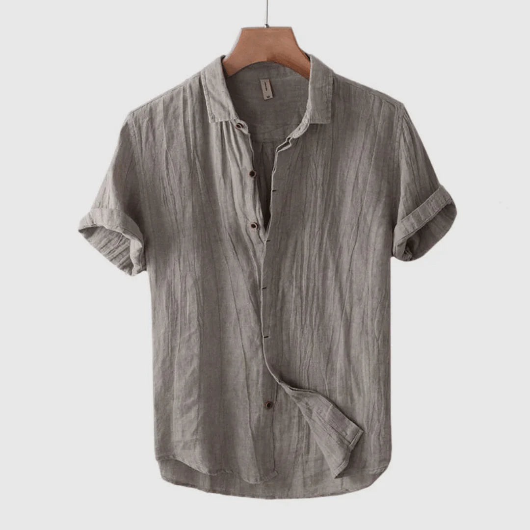 Savrani™ | Camicia elegante a maniche corte con bottoni