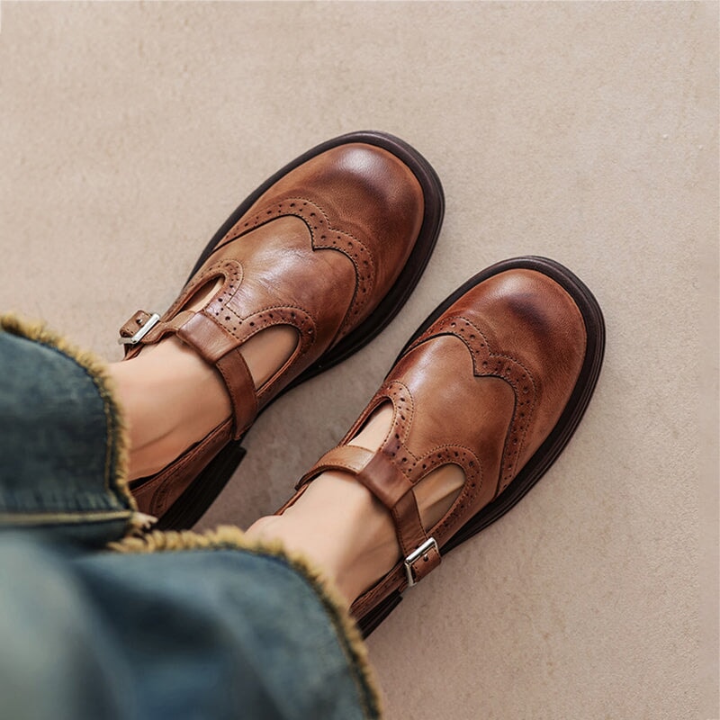 Savrani™ | Eleganti Mary Jane in pelle