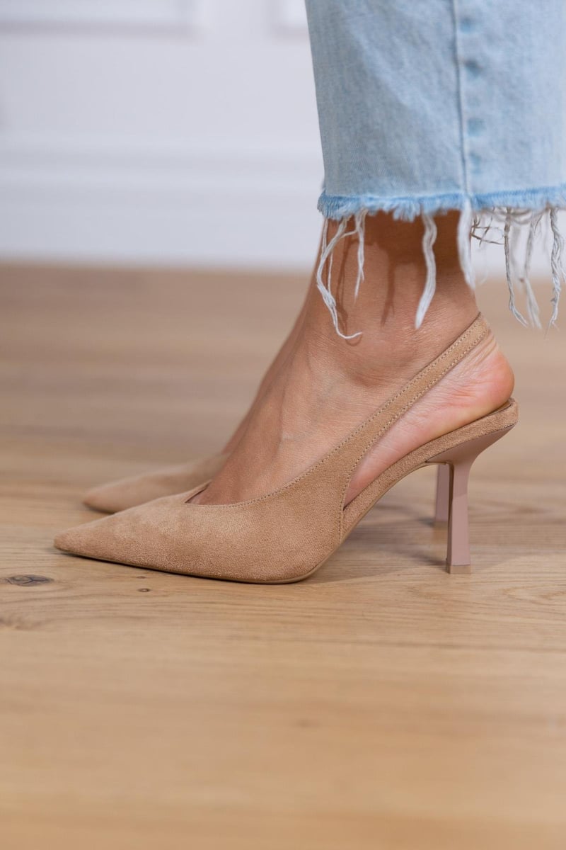 Savrani™ | Décolleté Slingback Nude